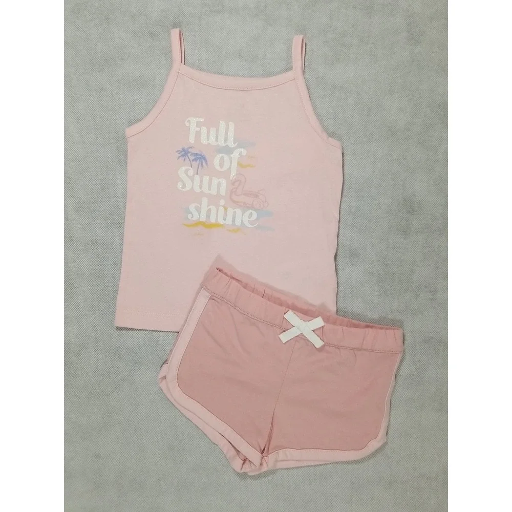 Carter's Baby Girls Size 12 Months 3 pc Top Bodysuit & Shorts Summer Outfit‎ NEW - Picture 2 of 7